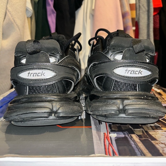 Balenciaga Black Trail Sneakers - Picture 9 of 13